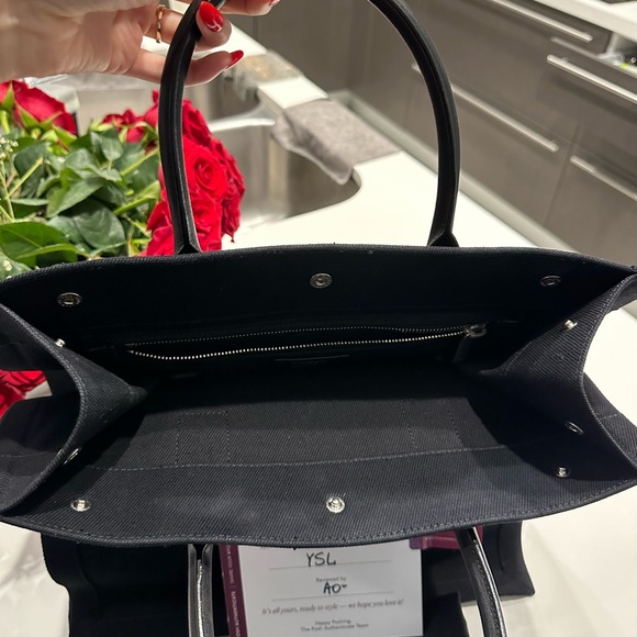 Authentic Saint Laurent Rive Gauche Tote Bag - Picture 3 of 7